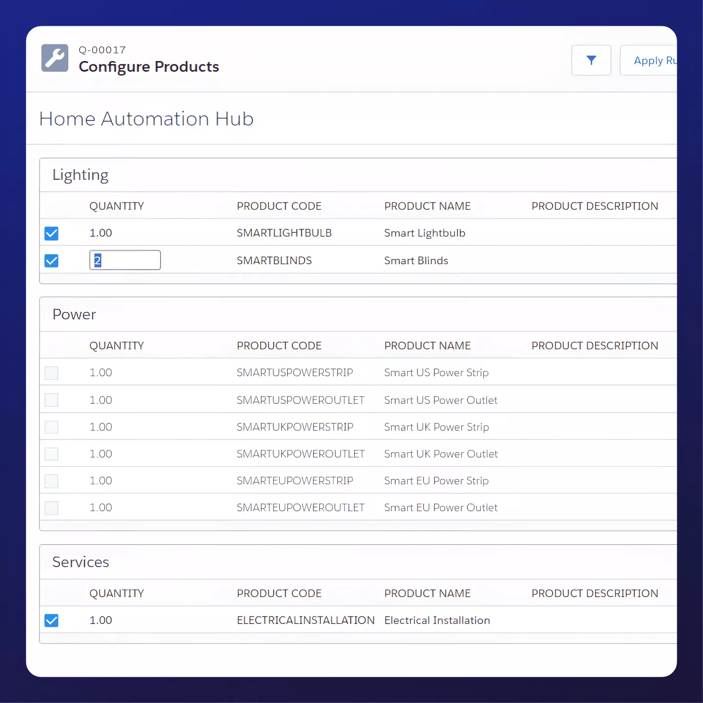 SalesforceCPQ可以處理複雜的產品組合